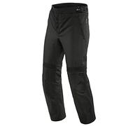 Dainese - Connery D-Dry Pants, Pantalones Touring Impermeables, Protectores de Rodilla, Pantalones de Ajuste Ancho, Pantalones de Moto para Hombre, Negro/Negro, 52