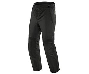 Dainese - Connery D-Dry Pants, Pantalones Touring Impermeables, Protectores de Rodilla, Pantalones de Ajuste Ancho, Pantalones de Moto para Hombre, Negro/Negro, 46