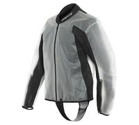 Chaqueta de Lluvia Dainese Rain Body Racing 2 : Color - Transparente y negro, Tallas Alpha - S Transparente y negro S