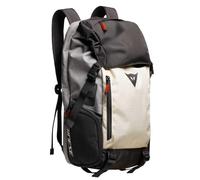 Dainese - D-Throttle Explorer - Mochila de Viaje para Moto 27L, Práctica, Amplia y Versátil, con Compartimento para Ordenador, Blanco Peyote, 27 Litros