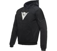 Dainese Daemon-X Safety S26 Sudadera con cremallera de moto, Negro/Blanco, Talla 46