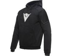 Dainese Daemon-X Safety S26 Sudadera con cremallera de moto, negro-blanco, tamaño 56 para Hombres