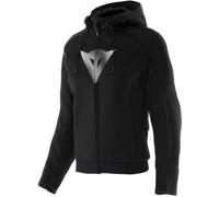 DAINESE - Daemon-X Safety Hoodie Full Zip Wmn, Sudadera Con Cremallera Y Capucha, Forro Interior De Felpa, Mujer, Negro, 44