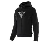 DAINESE - Daemon-X Safety Hoodie Full Zip Wmn, Sudadera Con Cremallera Y Capucha, Forro Interior De Felpa, Mujer, Negro, 46