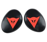 Dainese - Knee Slider Rss 4.0, Rodillera para Moto, Rodillera de Recambio para Moto, para Hombres y Mujeres, Negro/Rojo Fluo