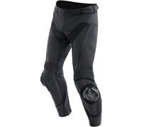 Dainese Delta 4 Pantalones de cuero de motocicleta, negro, Talla 50