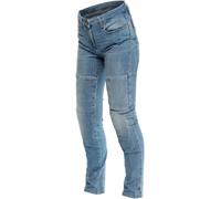 Dainese Denim Stone Slim Vaqueros de moto para damas, Azul claro, Talla 30