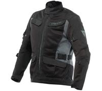 Dainese - Desert Tex Jacket, Chaqueta de Moto de Verano, Tejido Técnico Ligero, Protectores de Hombros y Codos, Chaqueta de Moto para Hombre, Negro/Negro/Ébano, 64