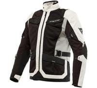Dainese - Desert Tex Jacket, Chaqueta de Moto de Verano, Tejido Técnico Ligero, Protectores de Hombros y Codos, Chaqueta de Moto para Hombre, Peyote/Negro/Steeple-Gray, 48
