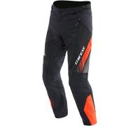 Dainese Drake 2 Air Absoluteshell Pantalones textiles de motocicleta, negro-rojo, tamaño 60