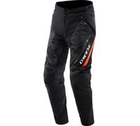 Dainese Drake 2 Super Air Tex 2.0 Pantalones textiles de motocicleta, negro-rojo, tamaño 50 para Hombres