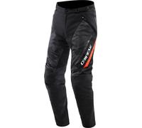 Dainese Drake 2 Super Air Tex Pantalones textiles de moto, negro-rojo, tamaño 46 para Hombres