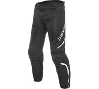 Dainese Drake Air D-Dry Pantalones textiles para motocicleta, Negro/Blanco, Talla 64
