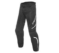 Dainese Drake Air D-Dry Pantalones textiles para motocicleta, negro-blanco, tamaño 58 para Hombres