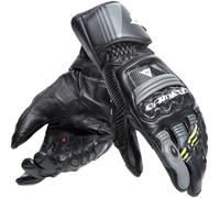 Dainese Druid 4 Guantes de motocicleta, negro-gris-amarillo, tamaño XL para Hombres