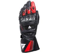 Dainese Druid 4 S26 Guantes de moto, negro/rojo/blanco, Talla L
