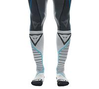 Dainese - Dry Long Socks,Calcetines Térmicos Largos para Esquí y Snowboard,Negro/Azul,para Hombres y Mujeres