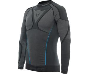 Dainese Dry LS Camisa funcional de manga larga, gris/azul, Talla M