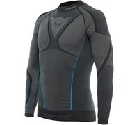 Dainese Dry LS Camisa funcional de manga larga, gris/azul, Talla XS/S