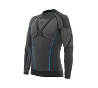 Dainese - Dry LS Man,Maillot Térmico Esquí, Camiseta Interior Transpirable de Manga Larga,Negro/Azul,Hombre