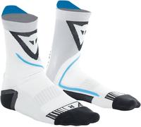 Dainese Dry Mid Calcetines, negro-blanco-azul, tamaño 45 46 47 para Hombres