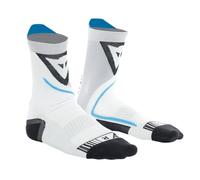 Dainese Dry Mid Socks, Calcetines Medianos Moto, para Hombres y Mujeres, Negro/Azul, 4244