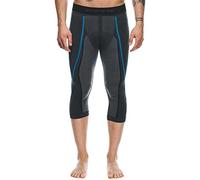 Dainese Dry Pants 3/4, Pantalón Interior Moto, Hombre, Negro/Azul, L