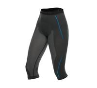 Dainese - Dry Pants Wmn 3/4,Pantalones Térmicos de Esquí, Mallas Transpirables y Aislantes,Negro/Azul,Mujer