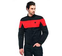 Dainese Elettrica Air Tex Giacca tessile da motocicletta, nero/rosso, 46
