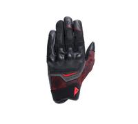 DAINESE ERMEX GUANTES DE MOTO DE VERANO EN TEJIDO HOMBRE NEGRO ROJO LAVA