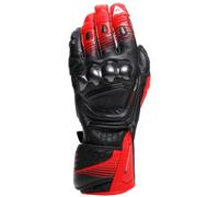 Dainese Fiero Metal Guantes de moto, negro-rojo, tamaño XS para Hombres