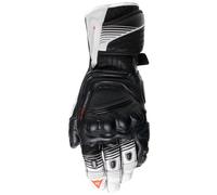 Dainese Fiero Metal, guantes L male Negro/Blanco/Rojo Neón