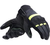 Dainese Fulmine D-Dry Guantes de motocicleta, negro-amarillo, tamaño L para Hombres