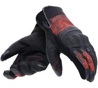 Dainese Fulmine D-Dry Guantes de motocicleta, negro/rojo, Talla 3XL