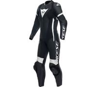 Dainese Grobnik 2.0 Traje de cuero para mujer perforado de una sola pieza, negro-blanco, tamaño 40