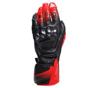 Dainese Fiero Metal Guantes de moto, negro-rojo, tamaño S para Hombres