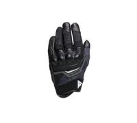DAINESE - Guantes Ermex, Guantes de Moto de Verano para Mujer, Transpirables con Inserciones de Malla, Protectores Rígidos en Nudillos, Refuerzos de Piel, Pantalla Táctil, Blanco y Negro, Talla XS