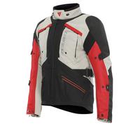 Dainese Gullfoss D-Dry para hombre Chaqueta de tela Negro/Beige/Rojo 48 hombres