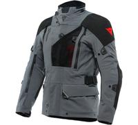Dainese Hekla Absoluteshell Pro 20K D-Dry Chaqueta textil para motocicleta, gris/negro, Talla 44