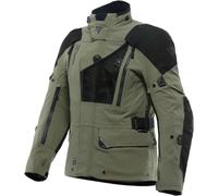 Dainese Hekla Absoluteshell Pro 20K D-Dry Chaqueta textil para motocicleta, Verde oscuro/negro, Talla 46