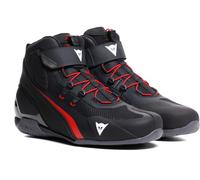 Dainese Herian Air Zapatos de moto, negro-rojo, tamaño 46 para Hombres