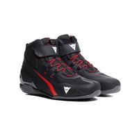 Dainese HERIAN AIR Zapatos Moto Hombre Estivales Transpirantes Negro-Rojo Lava