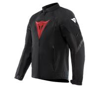 DAINESE HEROSPHERE AIR TEX JACKET Chaqueta de moto de verano Negro/Rojo Diamante