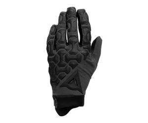 Dainese - HGR Gloves Ext, Guantes de MTB con Patrón Protector y Antiabrasión, Compatibilidad con Pantalla Táctil, para Hombres y Mujeres, Negro/Negro, L