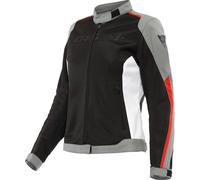 Dainese Hydraflux 2 Air D-Dry, chaqueta textil impermeable mujer 44 female Negro/Gris/Rojo/Blanco