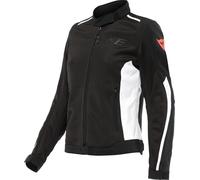 Dainese Hydraflux 2 Air D-Dry Damas motocicleta chaqueta textil, negro-blanco, tamaño 44 para Mujer