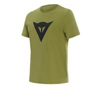 Dainese Hyper Speed Demon T-Shirt Camiseta de Manga Corta Cuello Redondo, Verde Oliva, L Men's