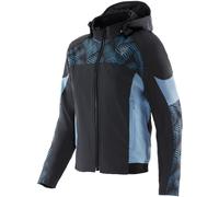 Dainese Ignite 2 Mirage Chaqueta textil de moto para mujer, negro-azul, tamaño 40