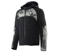Dainese - Ignite 2 Tex Jacket, Chaqueta De Moto De Tela Con Capucha, Hombre, Negro/Gris Musgo, 54