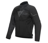 DAINESE - Ignite Air Tex Jacket, Chaqueta de Moto de Verano, Tejido de Malla, Chaqueta de Moto para Hombre, Protecciones Suaves, Negro/Gris, 58